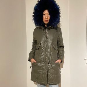 CUSTOM ONE OF A KIND SAM NY FUR LINED WINTER JACKET